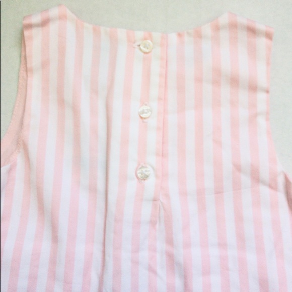 Janie and Jack Pink & White Striped Dress - Picture 5 of 8